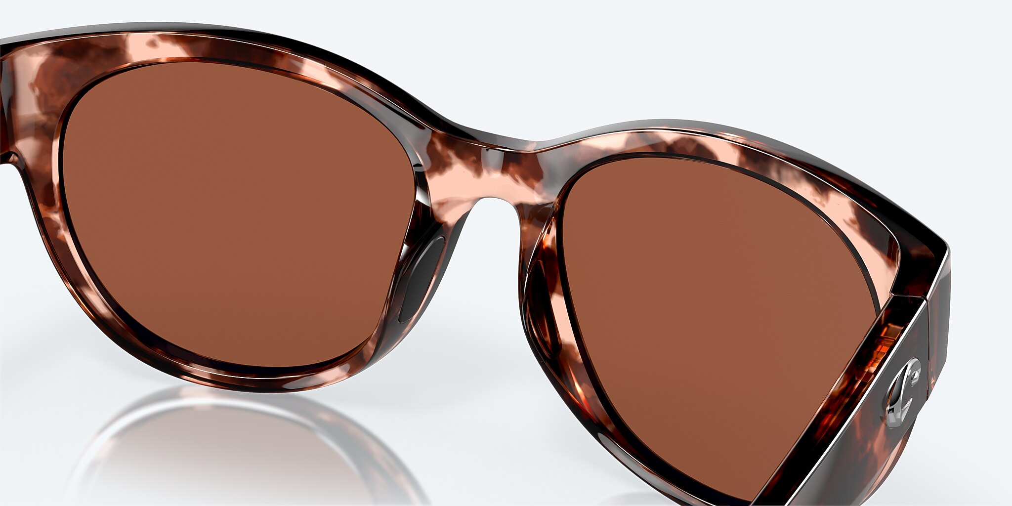 Sunglasses Costa Maya XL (55-19) with Copper lens and Shiny Coral Tortoise frame Image 7 of 7