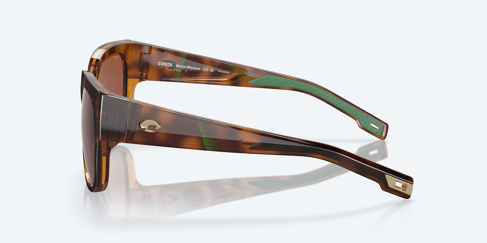 Sunglasses Costa Waterwoman M (55-18) with Copper lens and Shiny Palm Tortoise frame Image 3 of 7