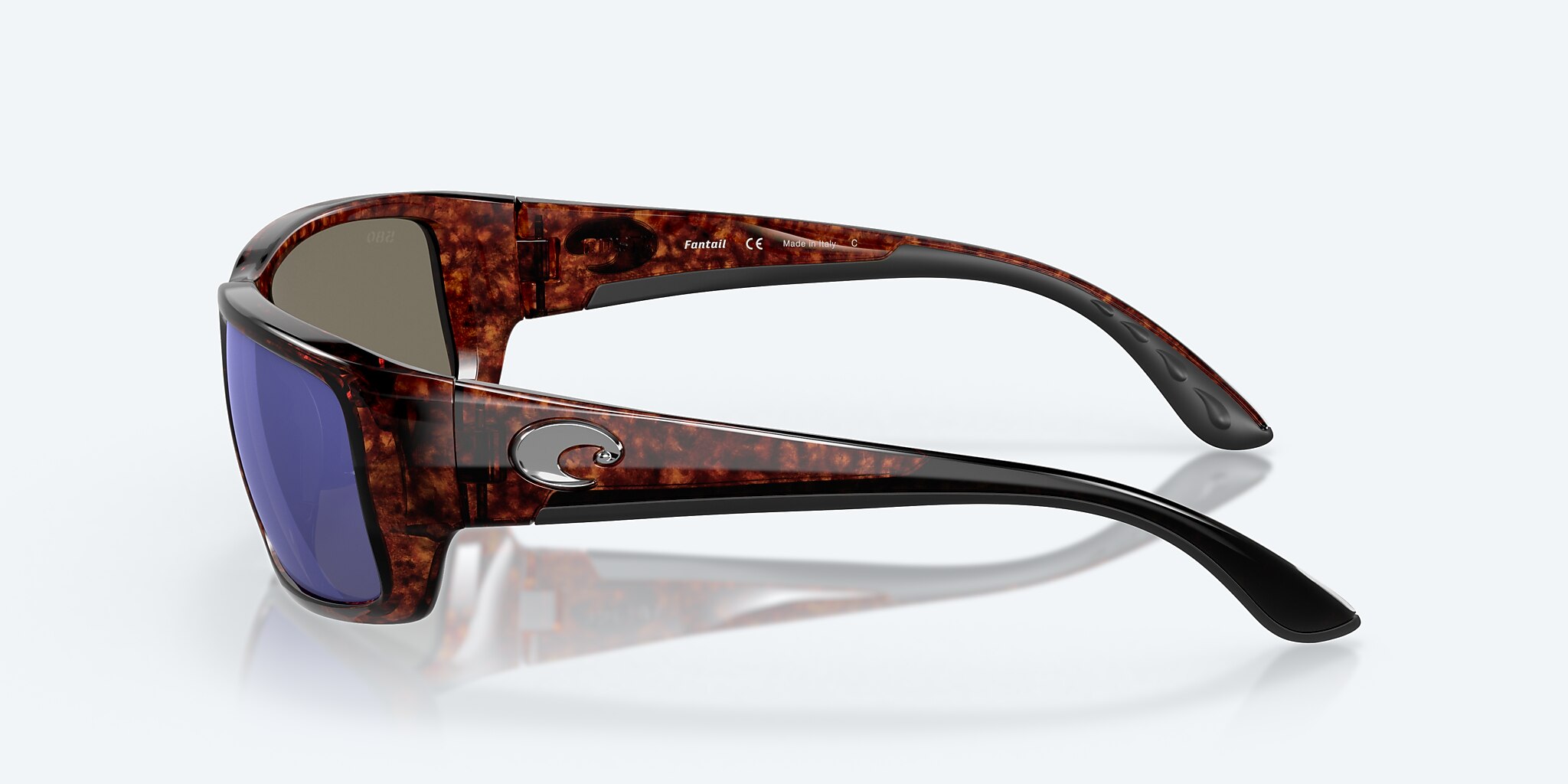 Sunglasses Costa Fantail M (59-14) with Blue Mirror lens and Tortoise frame Image 3 of 7