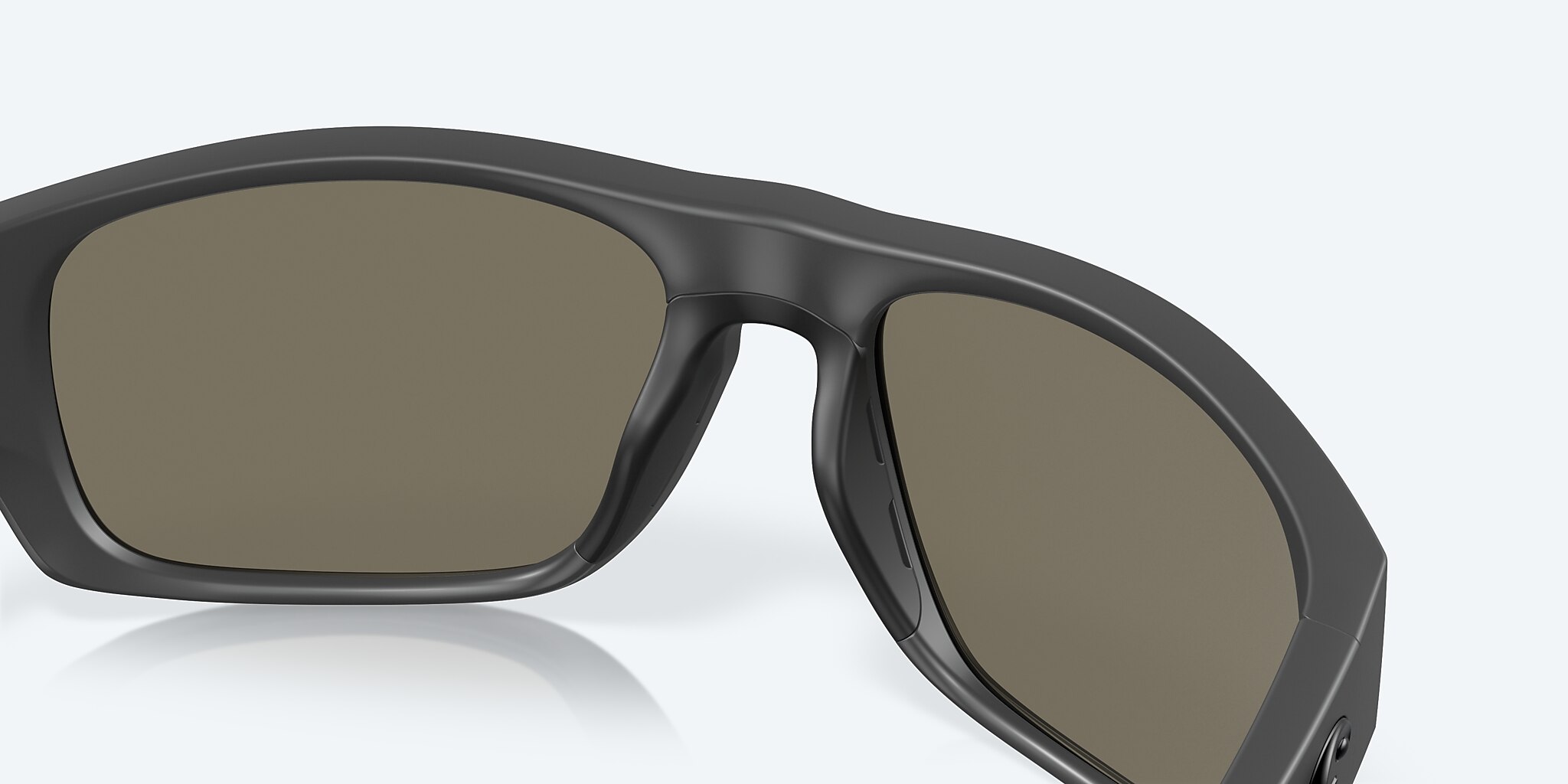 Sunglasses Costa Tico XL (60-17) with Blue Mirror lens and Matte Gray frame Image 7 of 7