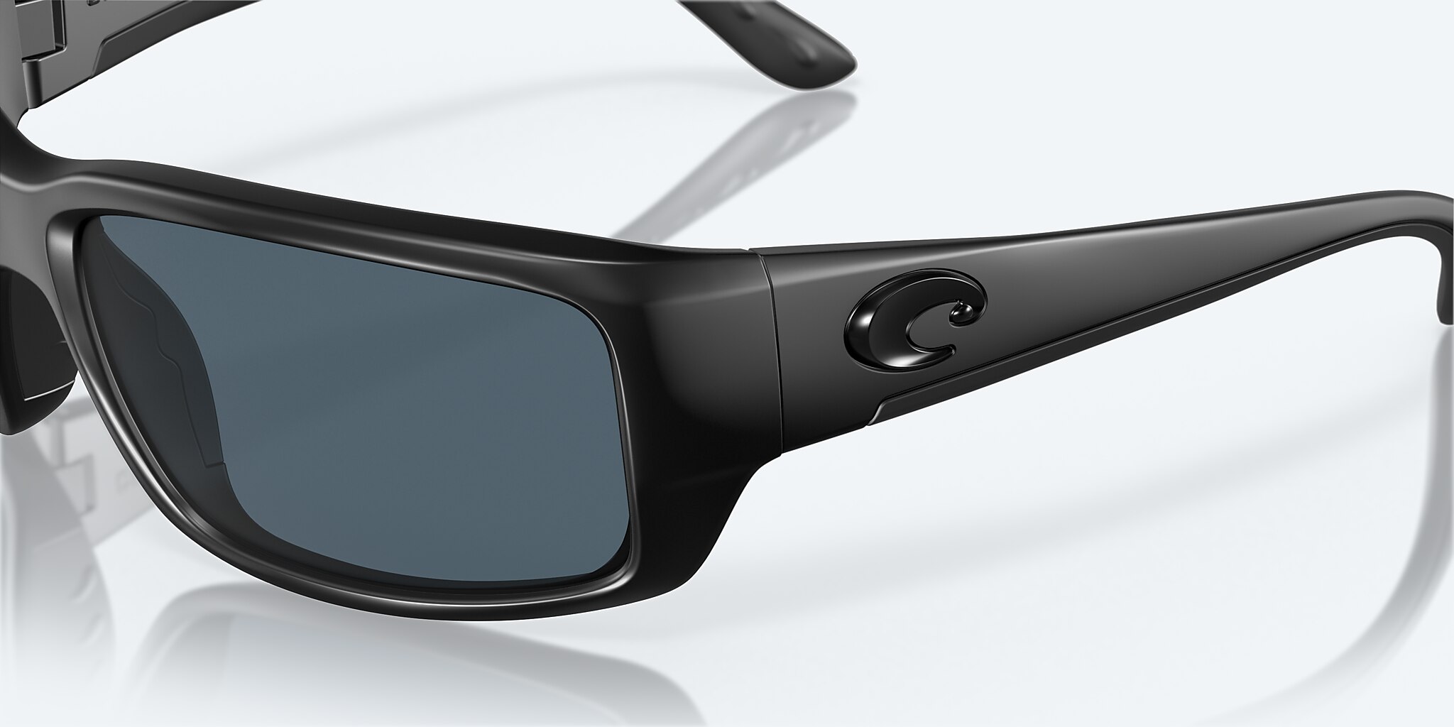 Sunglasses Costa Fantail M (59-14) with Gray lens and Blackout frame Image 6 of 7