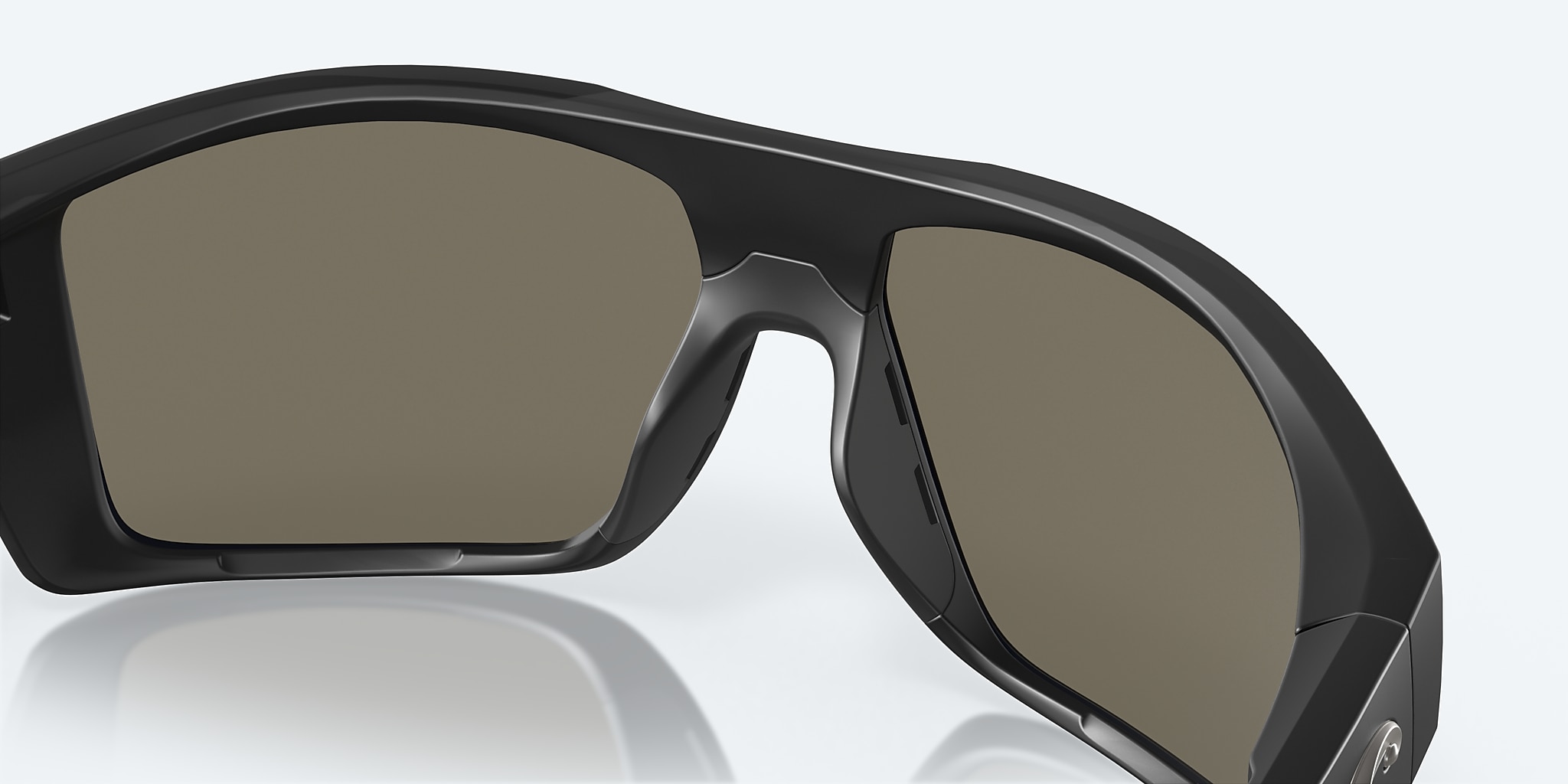 Sunglasses Costa Diego XL (62-14) with Blue Mirror lens and Matte Black frame Image 8 of 8