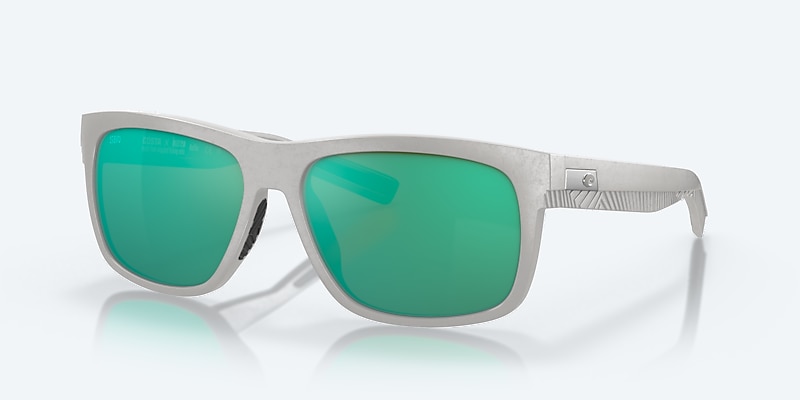 Sunglasses Costa Baffin L (58-16) with Green Mirror lens and Light Gray frame Image 1 of 7
