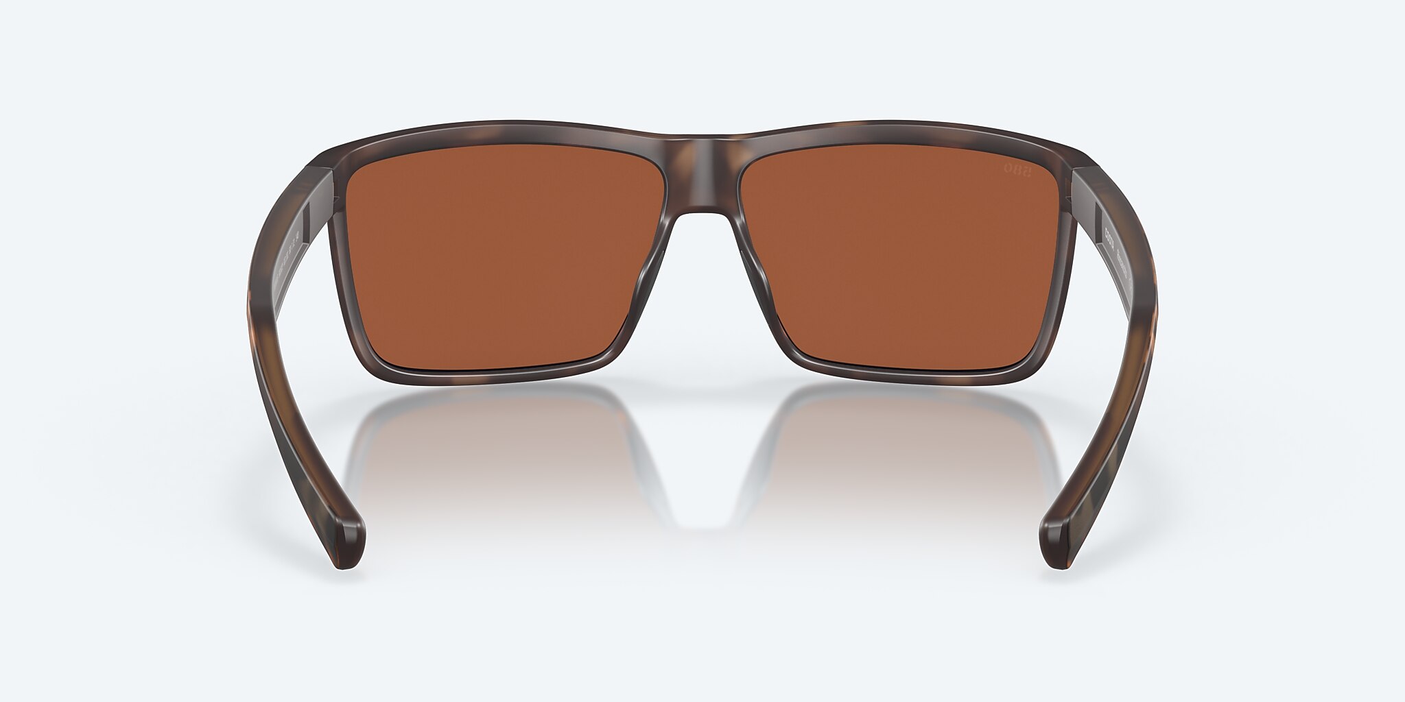 Sunglasses Costa Rinconcito M (60-12) with Green Mirror lens and Matte Tortoise frame Image 4 of 8
