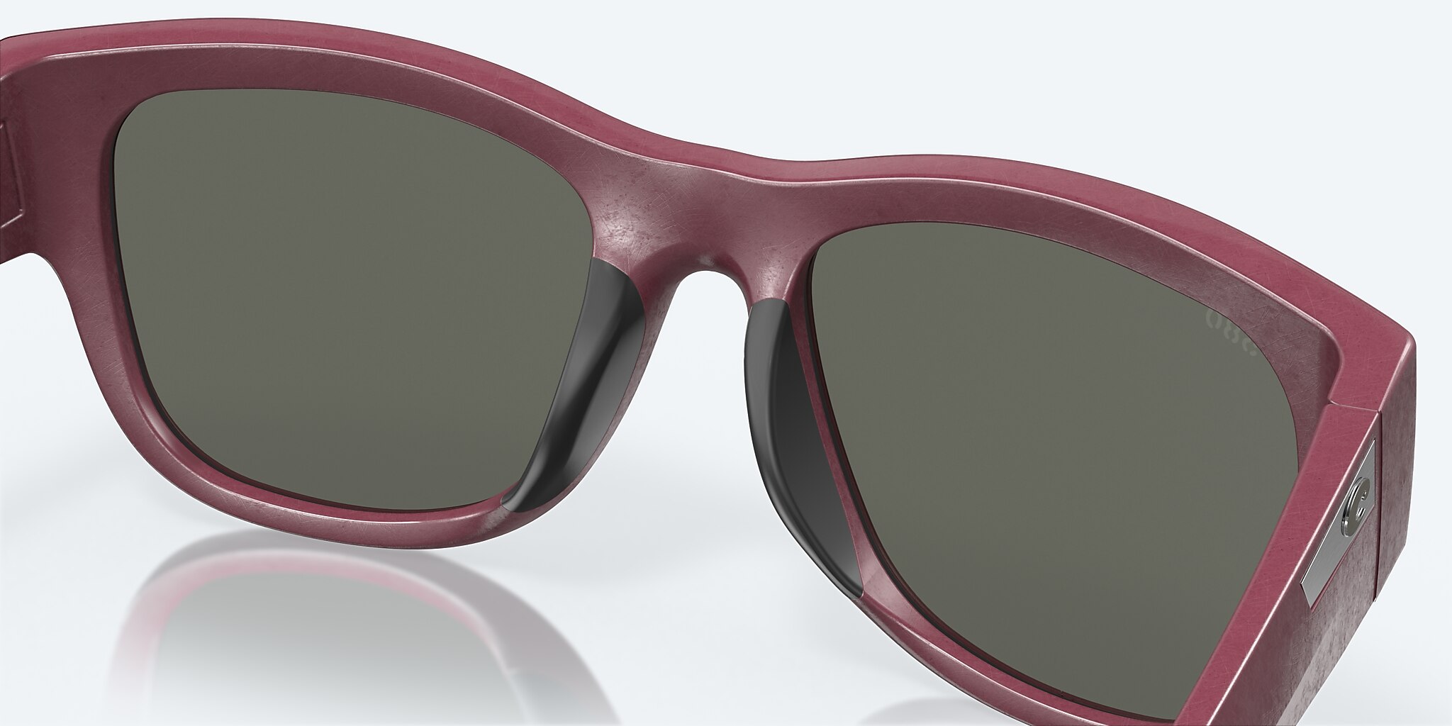 Sunglasses Costa Caleta XL (55-19) with Gray lens and Net Plum frame Image 7 of 8