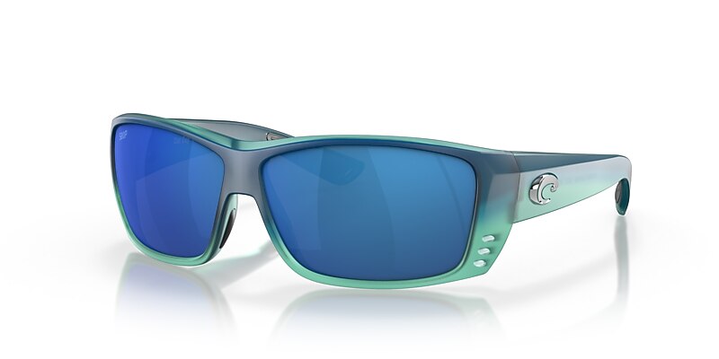 Costa Cat Cay M (61-10) with Blue Mirror lenses and Matte