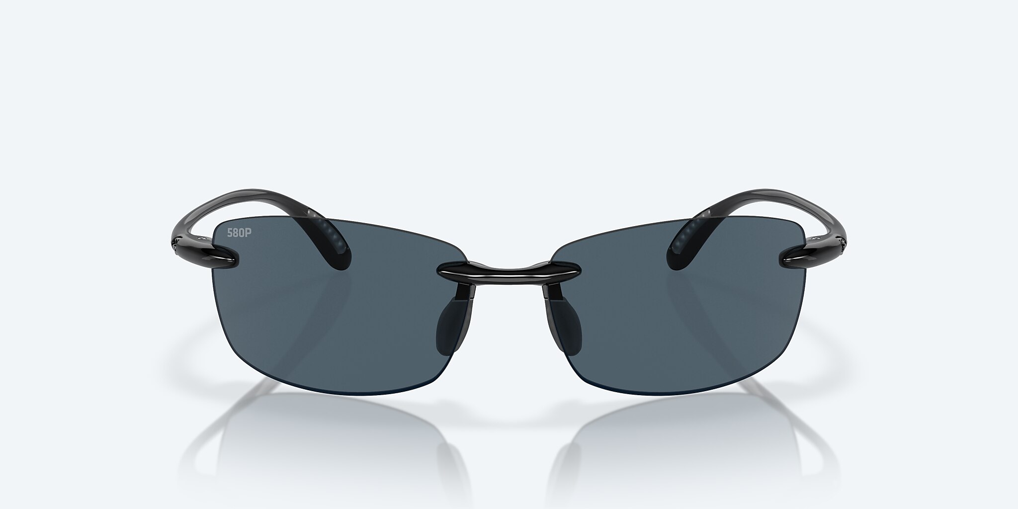 Sunglasses Costa Ballast M (60-15) with Gray lens and Shiny Black frame Image 2 of 7