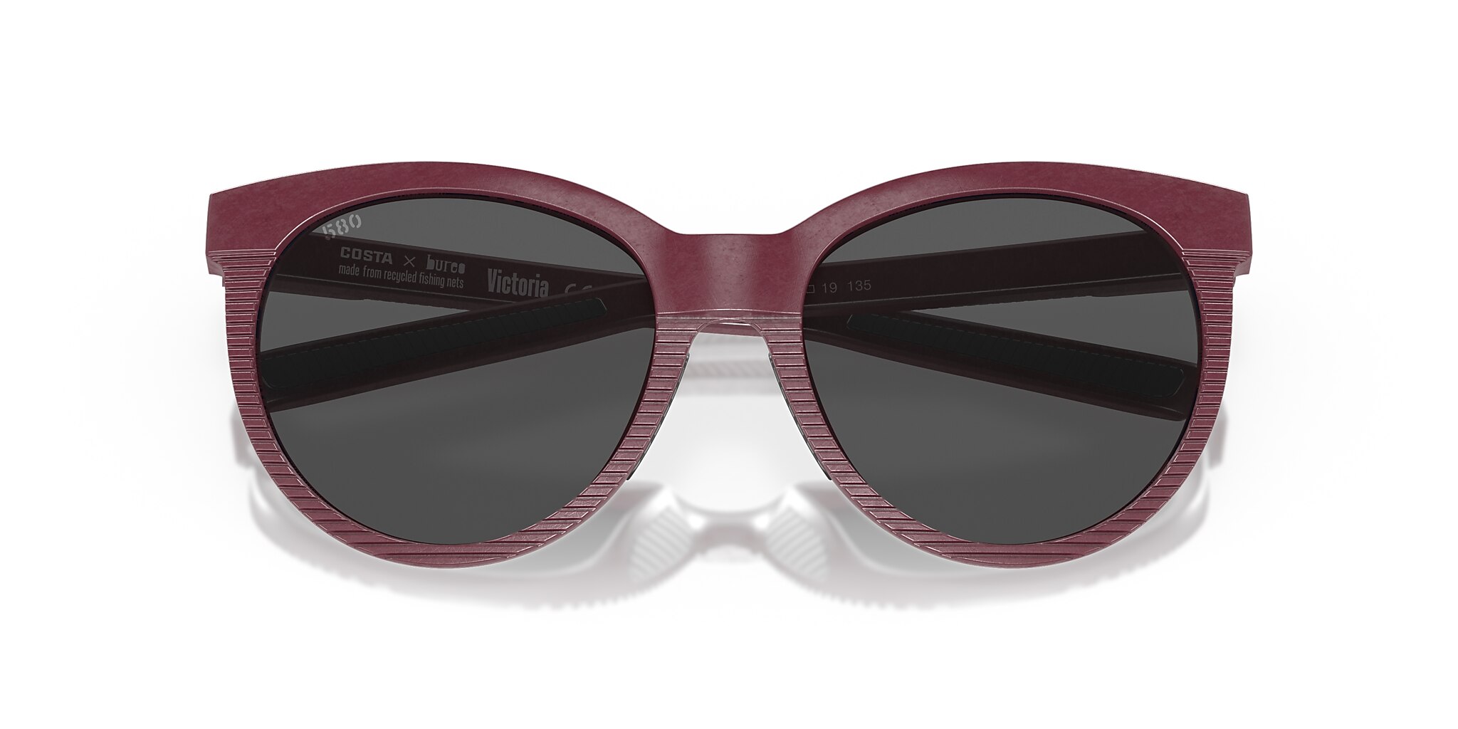 Costa Victoria S (56-19) with Gray lenses and Net Plum frame