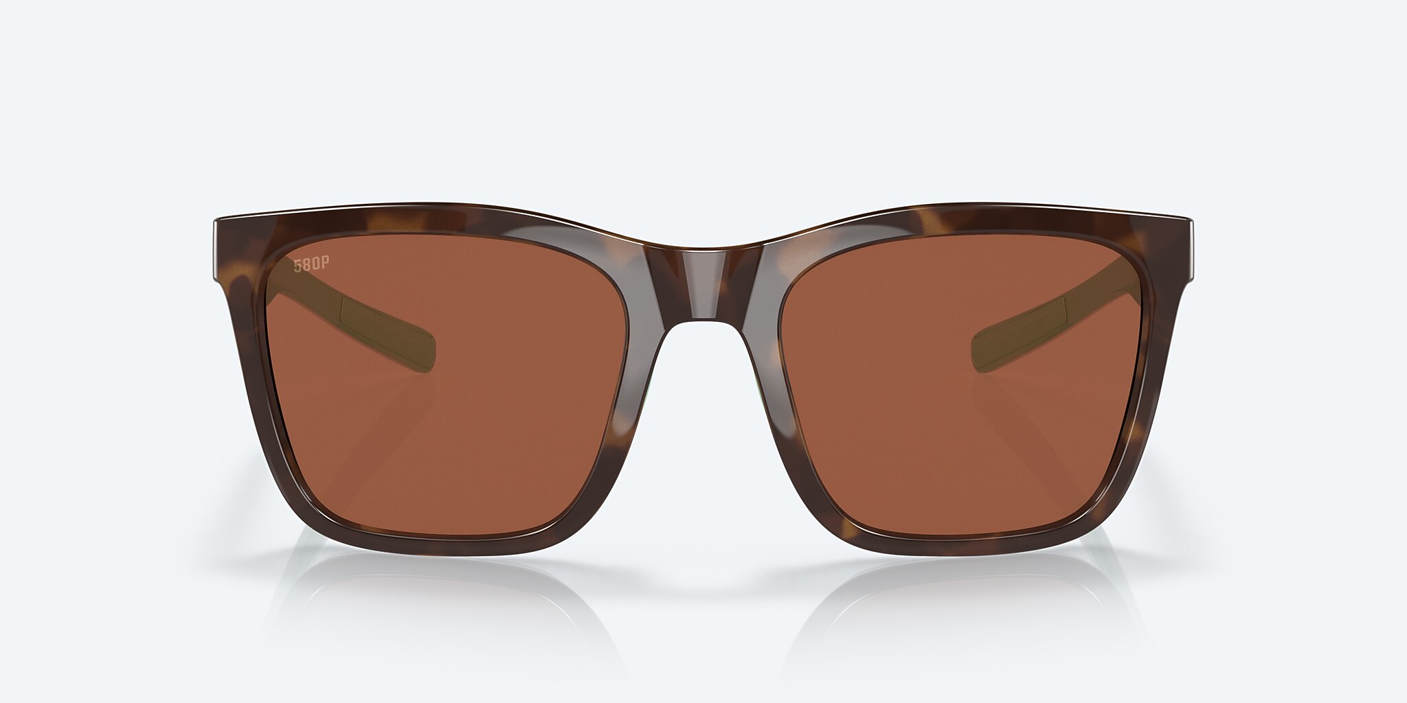 Sunglasses Costa Panga XXL (56-20) with Copper lens and Shiny Tortoise/White/Seafoam Crystal frame Image 2 of 7