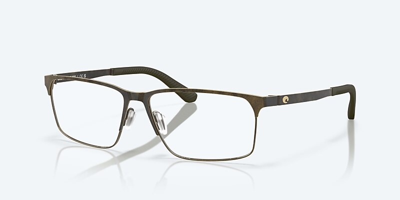 Eyeglasses Costa Bimini Road 400 M (56-14) with Demo Lens lens and Weathered Brass frame Image 1 of 7