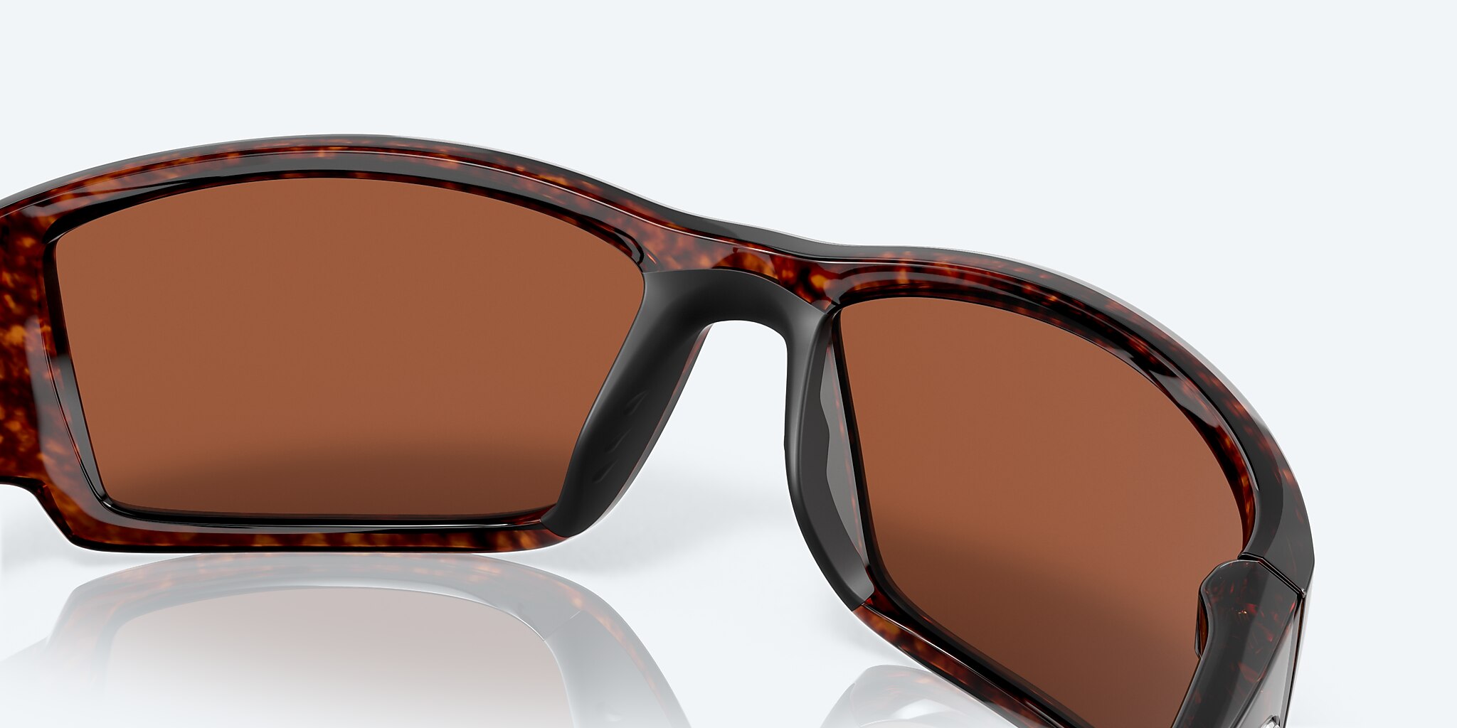 Sunglasses Costa Corbina L (61-18) with Green Mirror lens and Tortoise frame Image 7 of 7