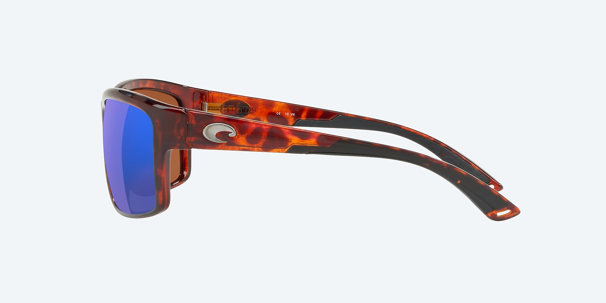 Sunglasses Costa Mag Bay XL (63-13) with Green Mirror lens and Tortoise frame Image 3 of 4