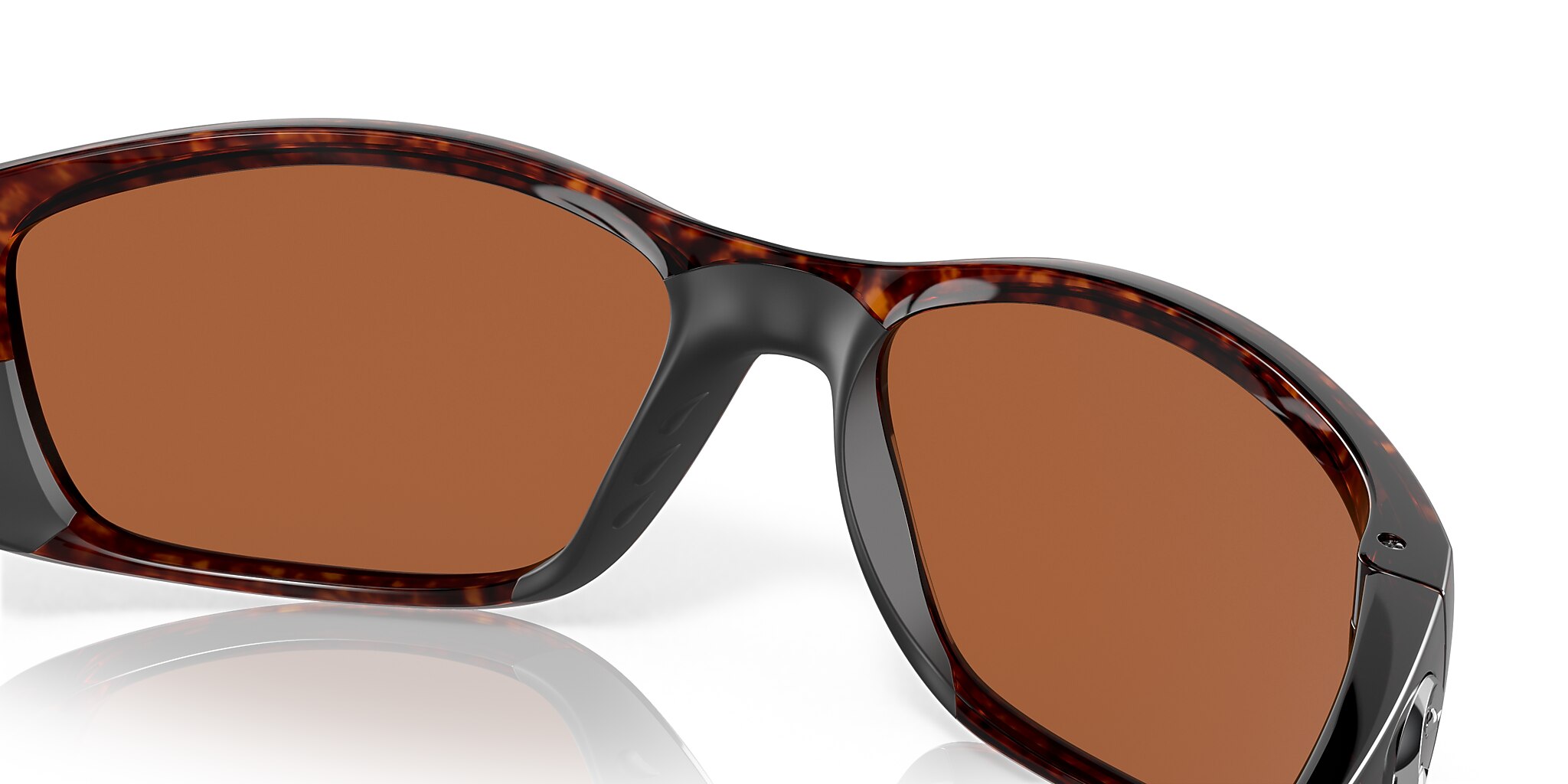 Costa Fisch XL (64-17) with Green Mirror lenses and Tortoise frame