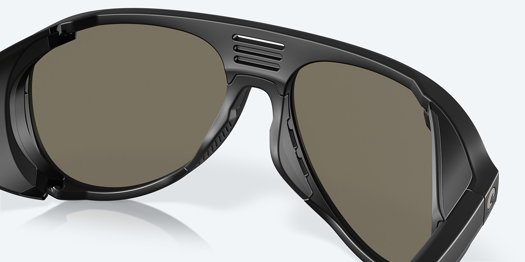 Sunglasses Costa Grand Catalina XL (59-15) with Blue Mirror lens and Matte Black frame Image 7 of 7