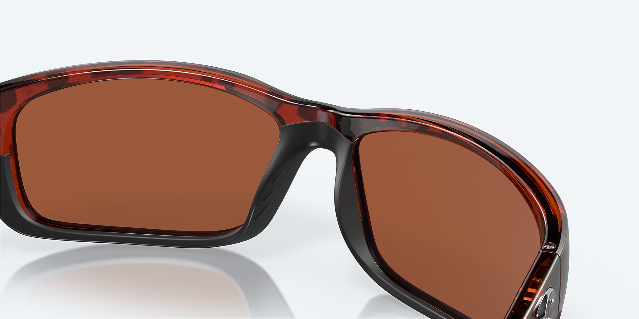Sunglasses Costa Jose L (62-16) with Green Mirror lens and Tortoise frame Image 7 of 8