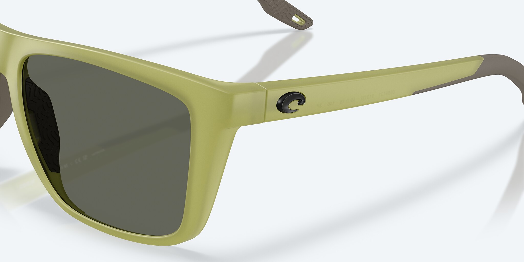 Lunettes de soleil Costa Mainsail XL XXL (59-18) avec Gris verre et Matte Translucent Sitka monture Image 6 de 8