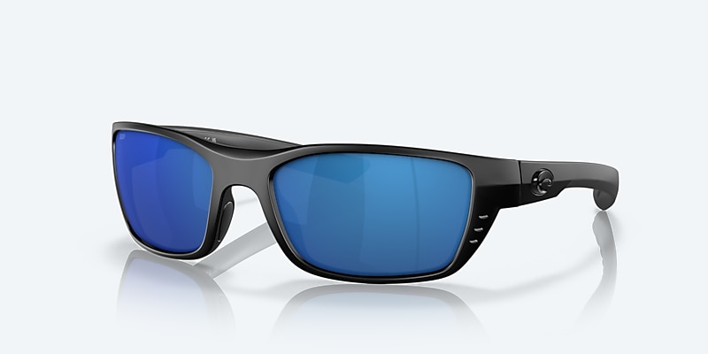Sunglasses Costa Whitetip M (58-18) with Blue Mirror lens and Blackout frame Image 1 of 7