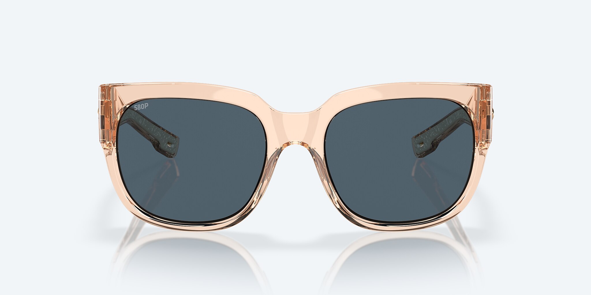 Sunglasses Costa Waterwoman M (55-18) with Gray lens and Shiny Blonde Crystal frame Image 2 of 7