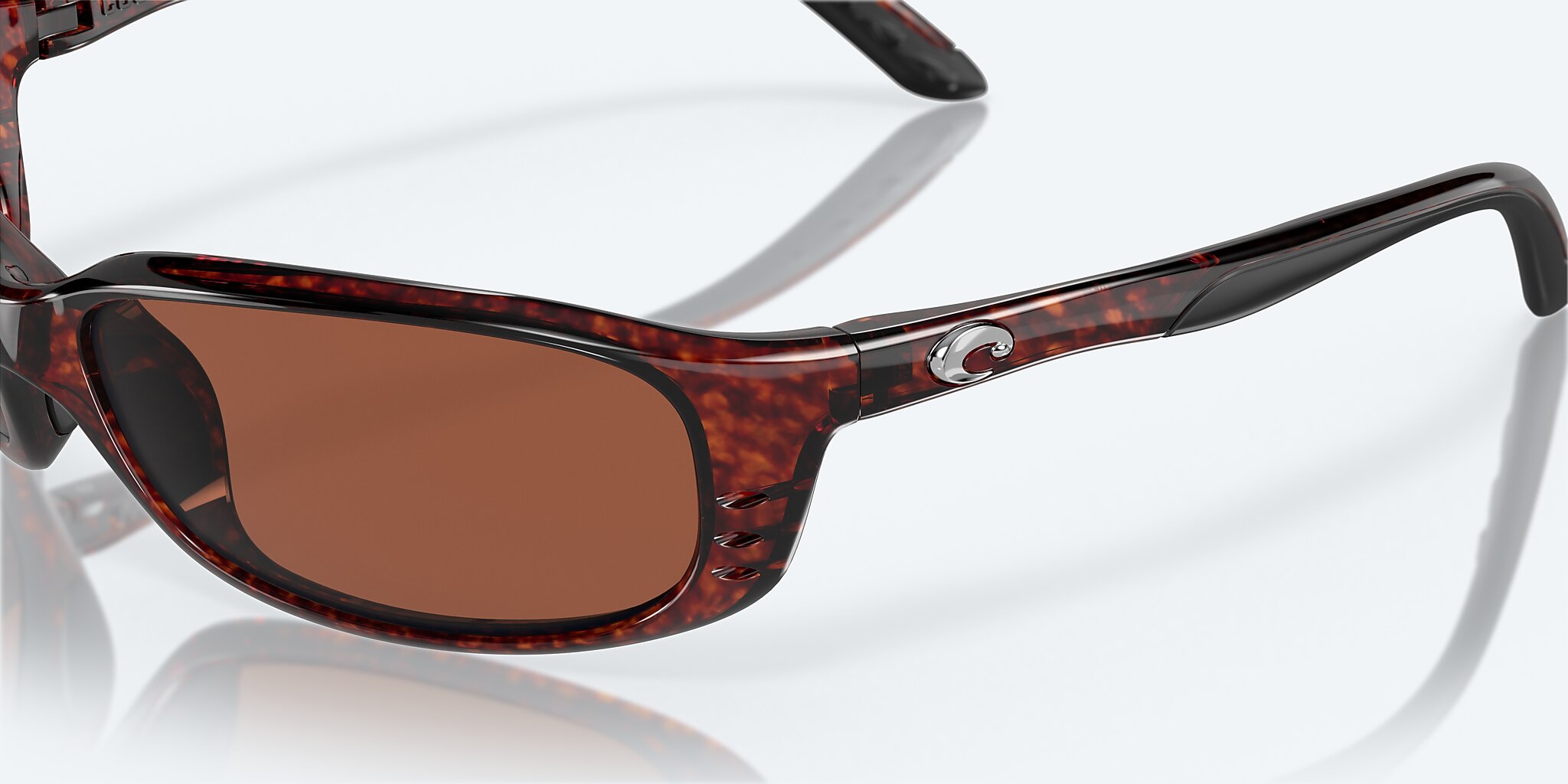 Sunglasses Costa Brine S (59-18) with Copper lens and Tortoise frame Image 6 of 7