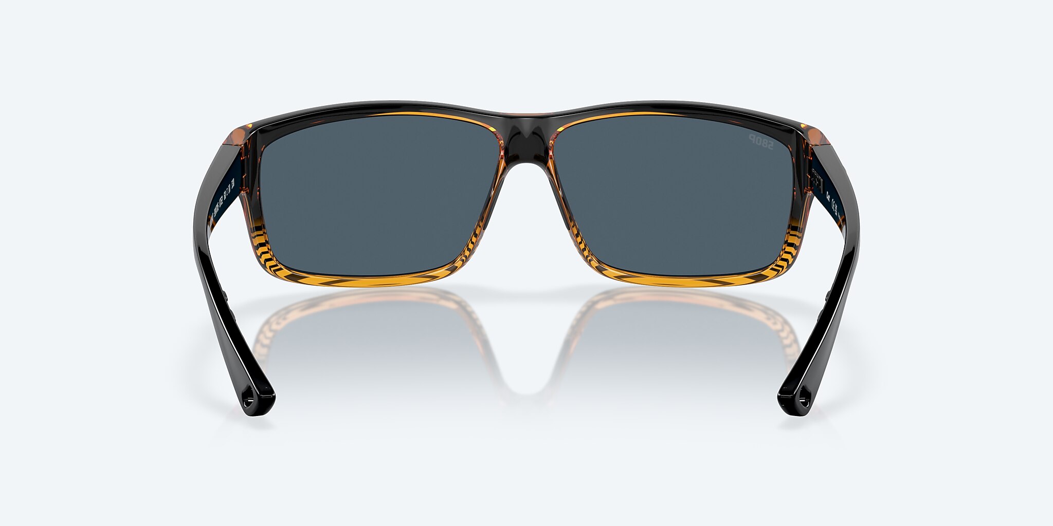 Sunglasses Costa Cut L (60-10) with Gray lens and Coconut Fade frame Image 4 of 7