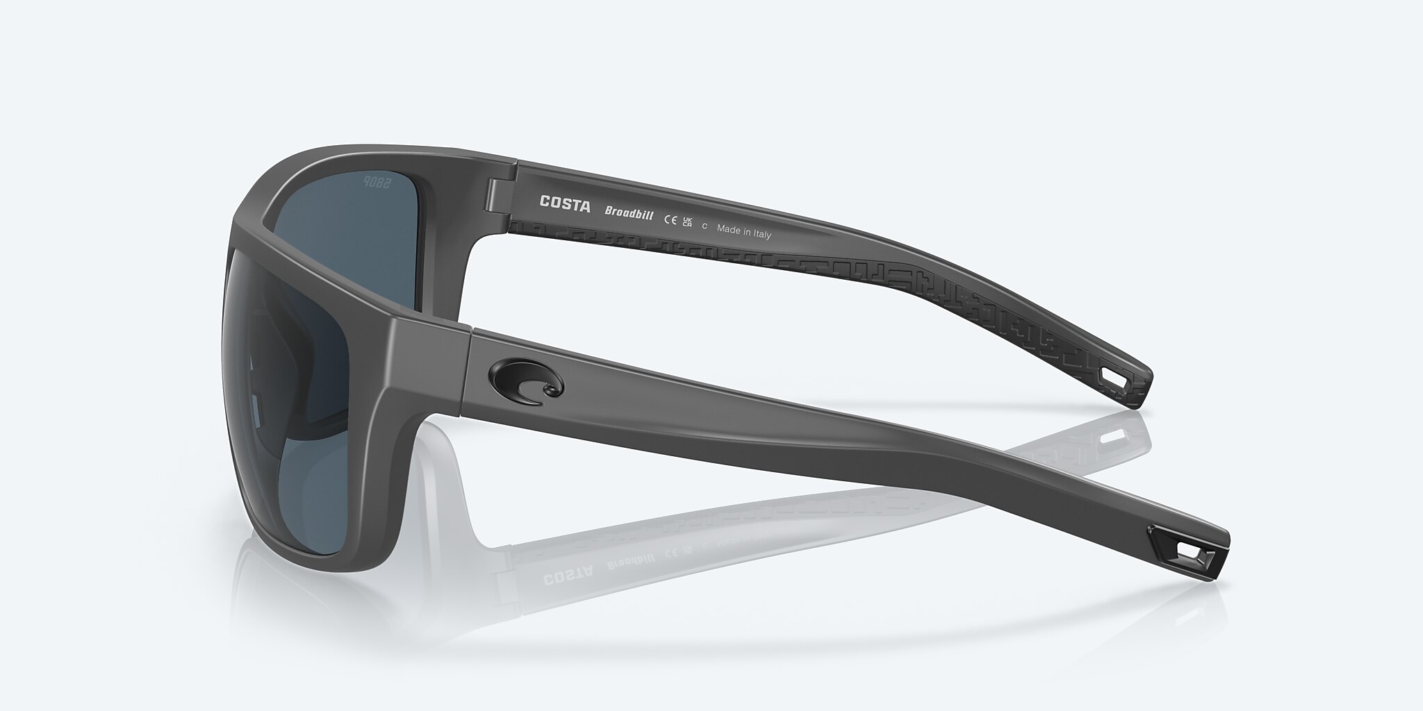 Gafas de sol Costa Broadbill L (60-16) con Gris lente y Gris Mate montura Imagen 3 de 7