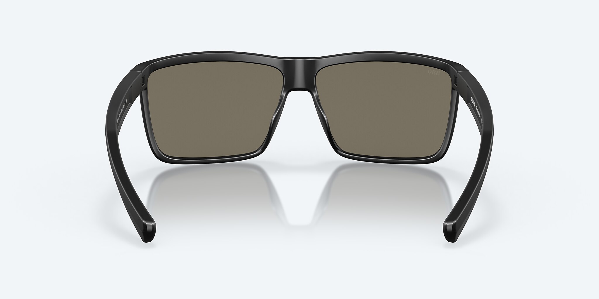 Sunglasses Costa Rinconcito M (60-12) with Blue Mirror lens and Matte Black frame Image 4 of 8