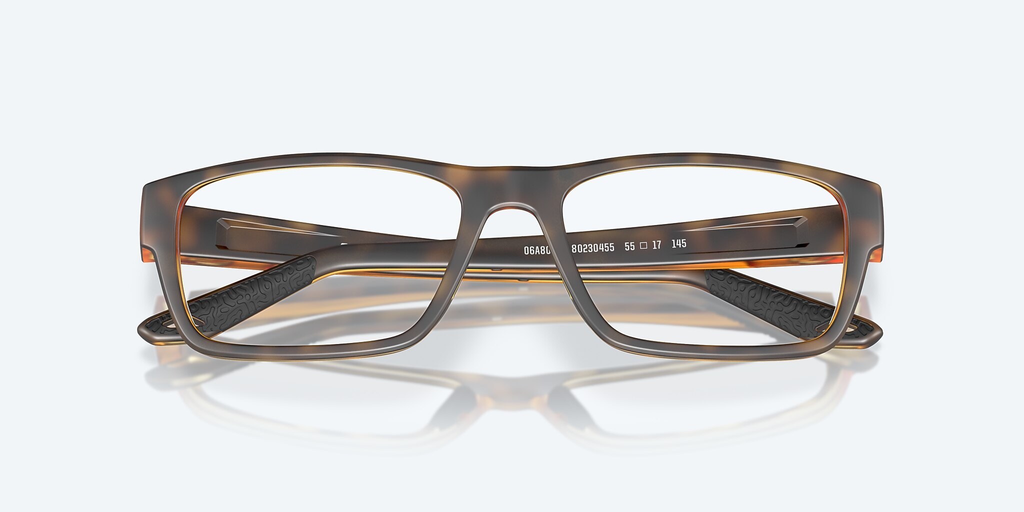 Eyeglasses Costa Ocean Ridge 800 L (55-17) with Demo Lens lens and Matte Tortoise frame Image 5 of 7