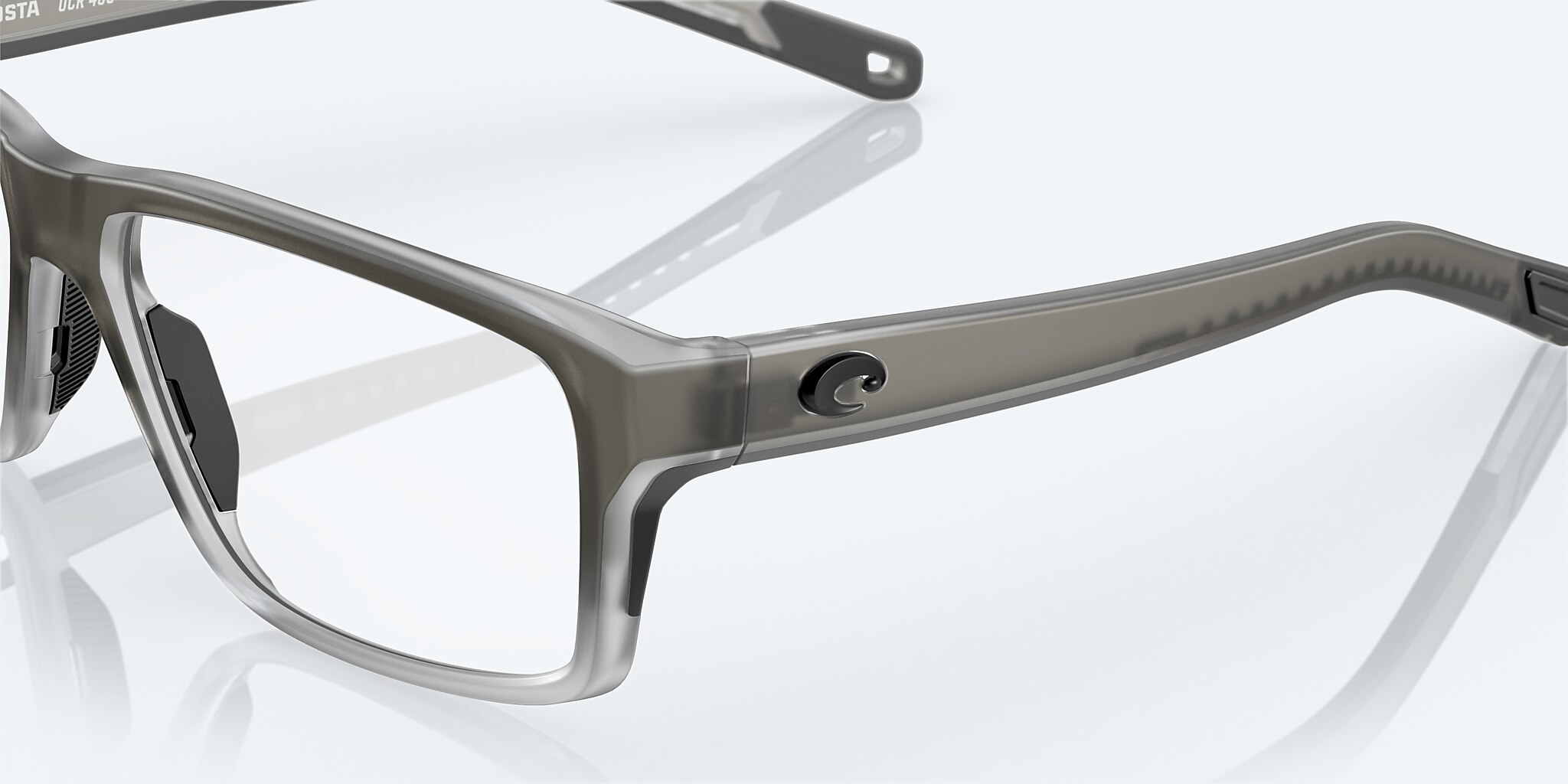 Eyeglasses Costa Ocean Ridge 400 L (57-16) with Demo Lens lens and Fog Gray frame Image 6 of 7