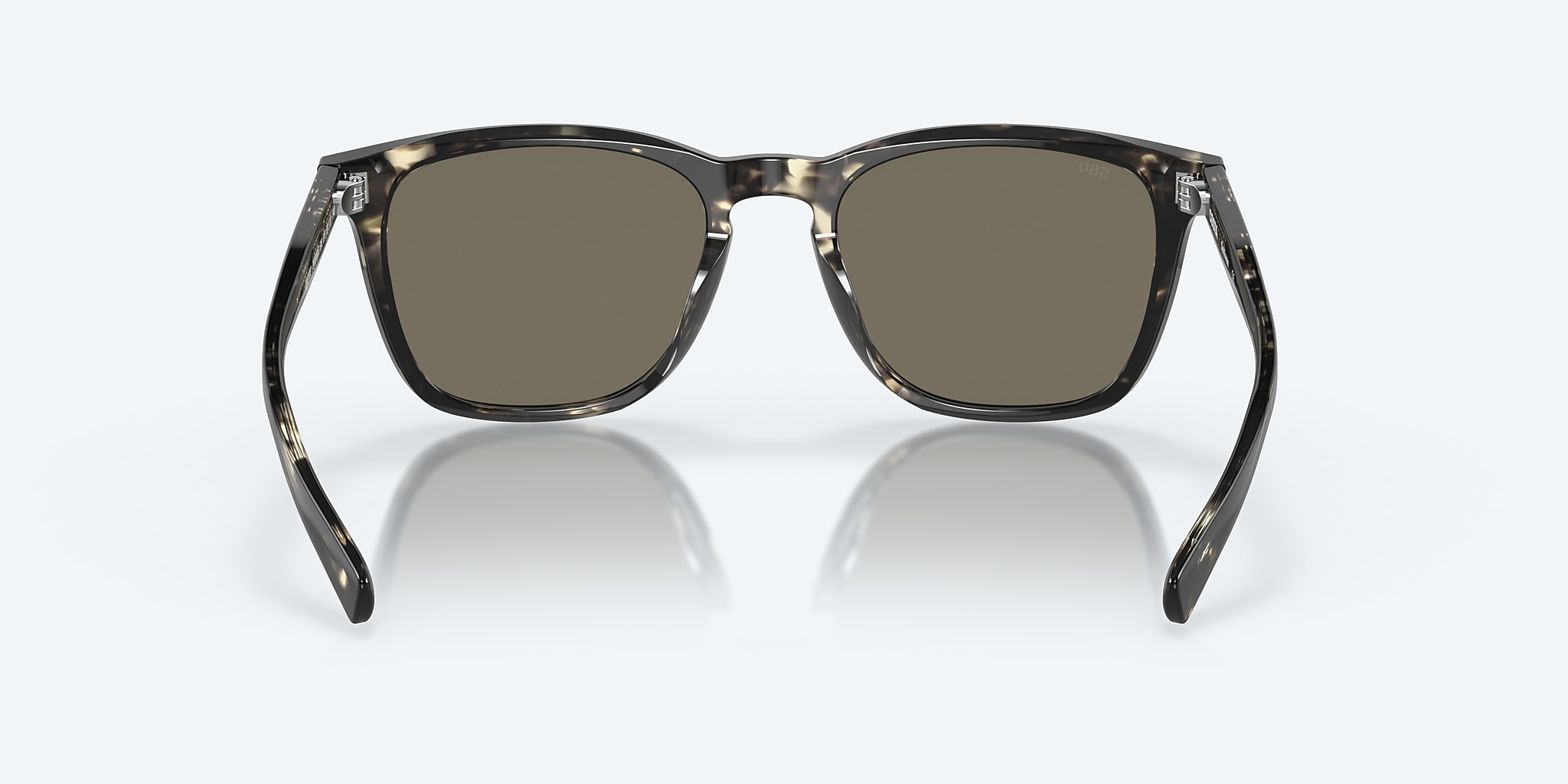 Sunglasses Costa Sullivan M (53-19) with Blue Mirror lens and Shiny Black Kelp frame Image 4 of 8