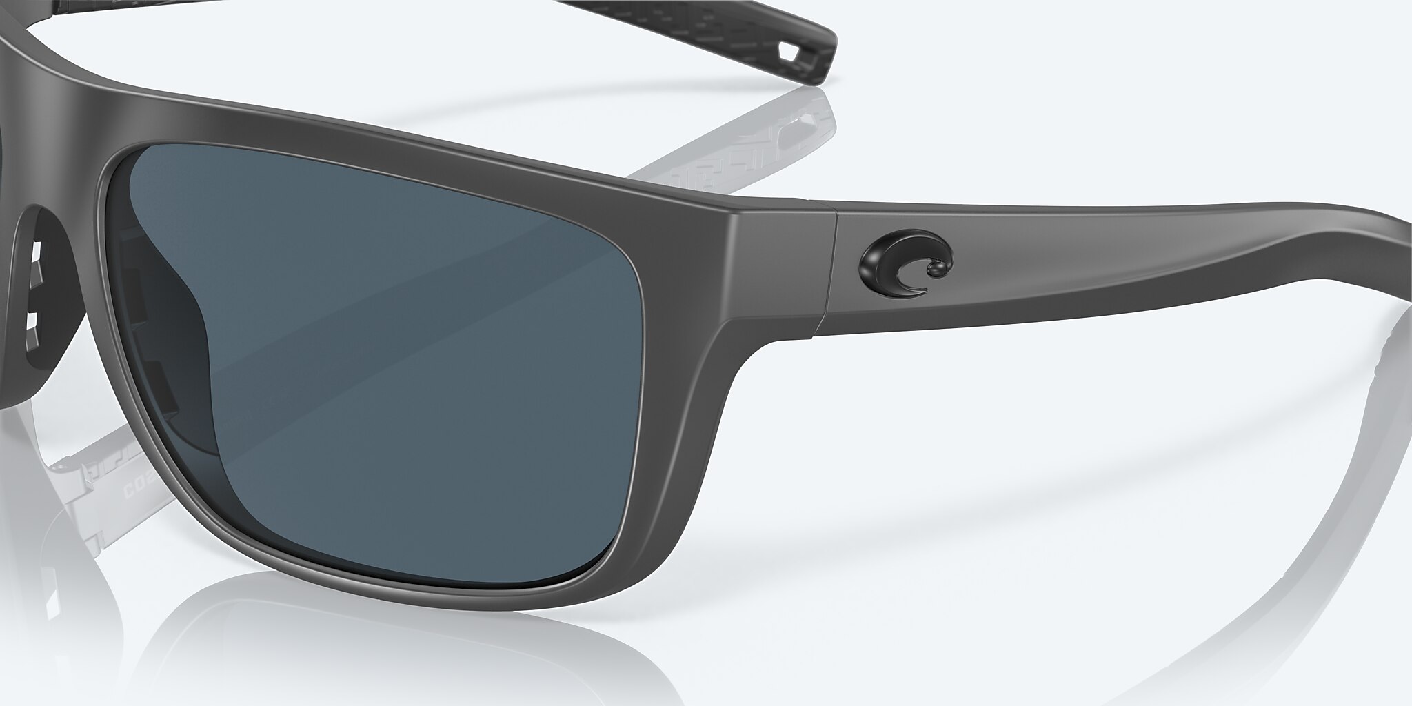 Gafas de sol Costa Broadbill L (60-16) con Gris lente y Gris Mate montura Imagen 6 de 7
