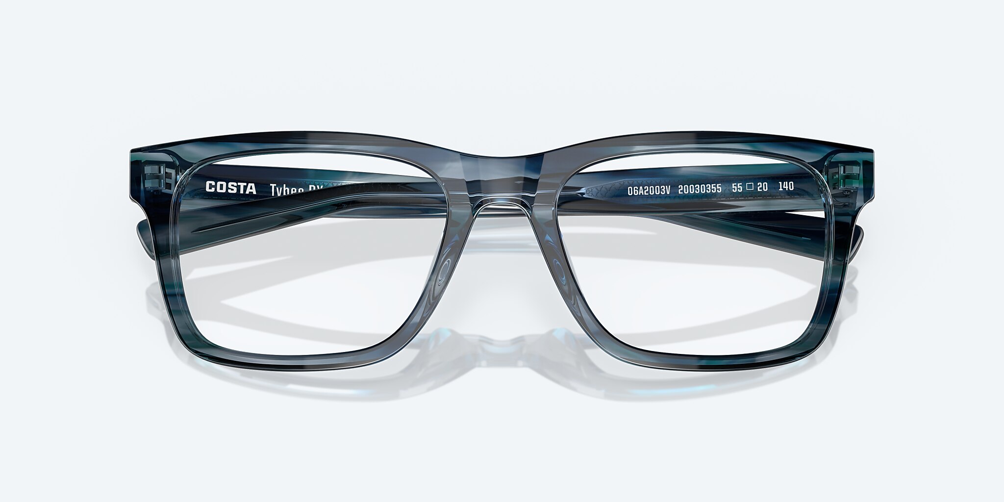 Eyeglasses Costa Tybee RX M (55-20) with Demo Lens lens and Ocean Currents frame Image 5 of 7