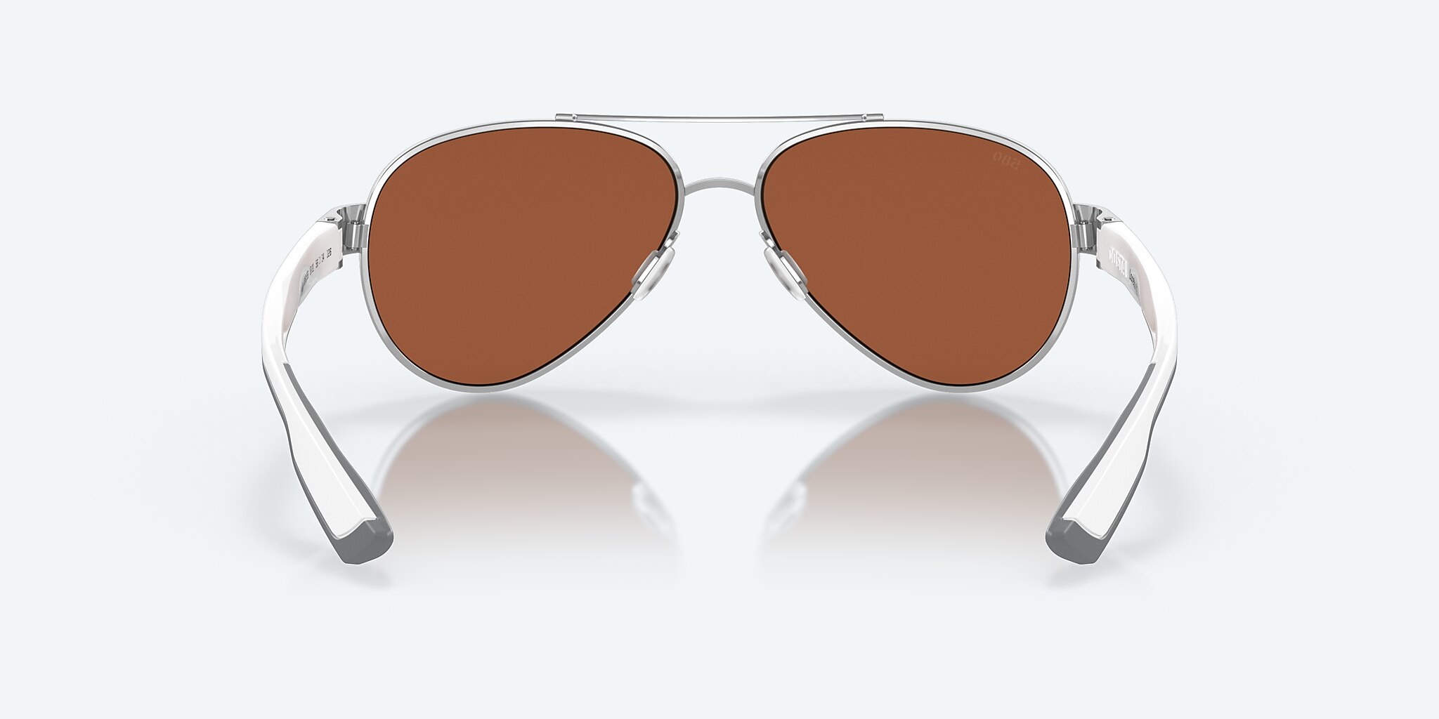 Sunglasses Costa Loreto M (56-14) with Green Mirror lens and Palladium frame Image 4 of 8