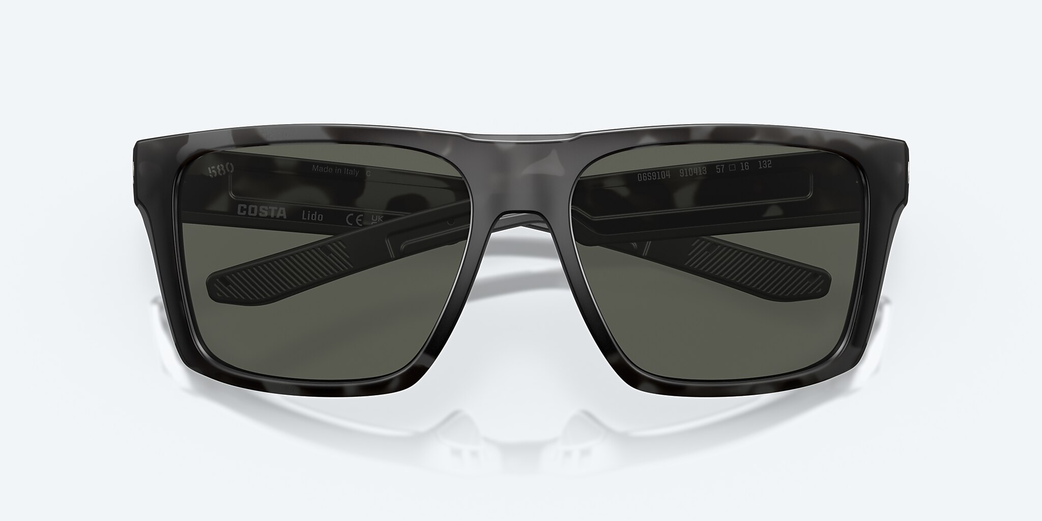 Sunglasses Costa Lido XL (57-16) with Gray lens and Tiger Shark frame Image 5 of 8
