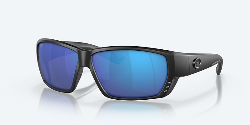 Sunglasses Costa Tuna Alley XL (62-11) with Blue Mirror lens and Blackout frame Image 1 of 7