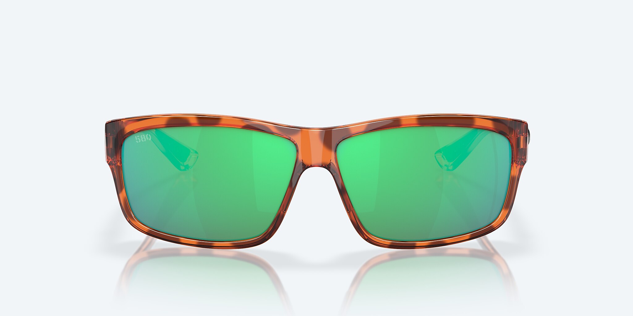 Lentes de Sol Costa Cut L (60-10) con Verde Espejado lente y Carey Miel montura Imagen 2 de 7