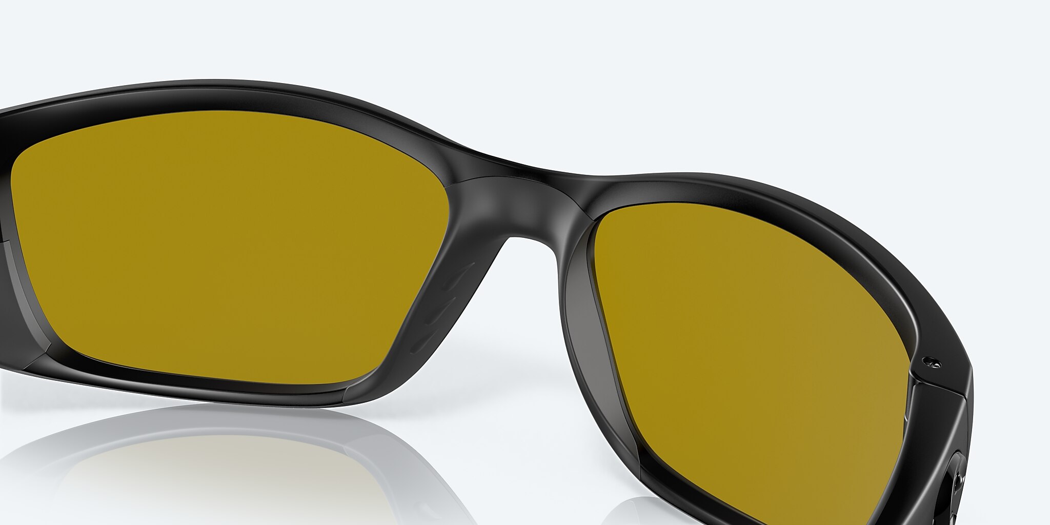 Sunglasses Costa Fisch XL (64-17) with Sunrise Silver Mirror lens and Blackout frame Image 7 of 7