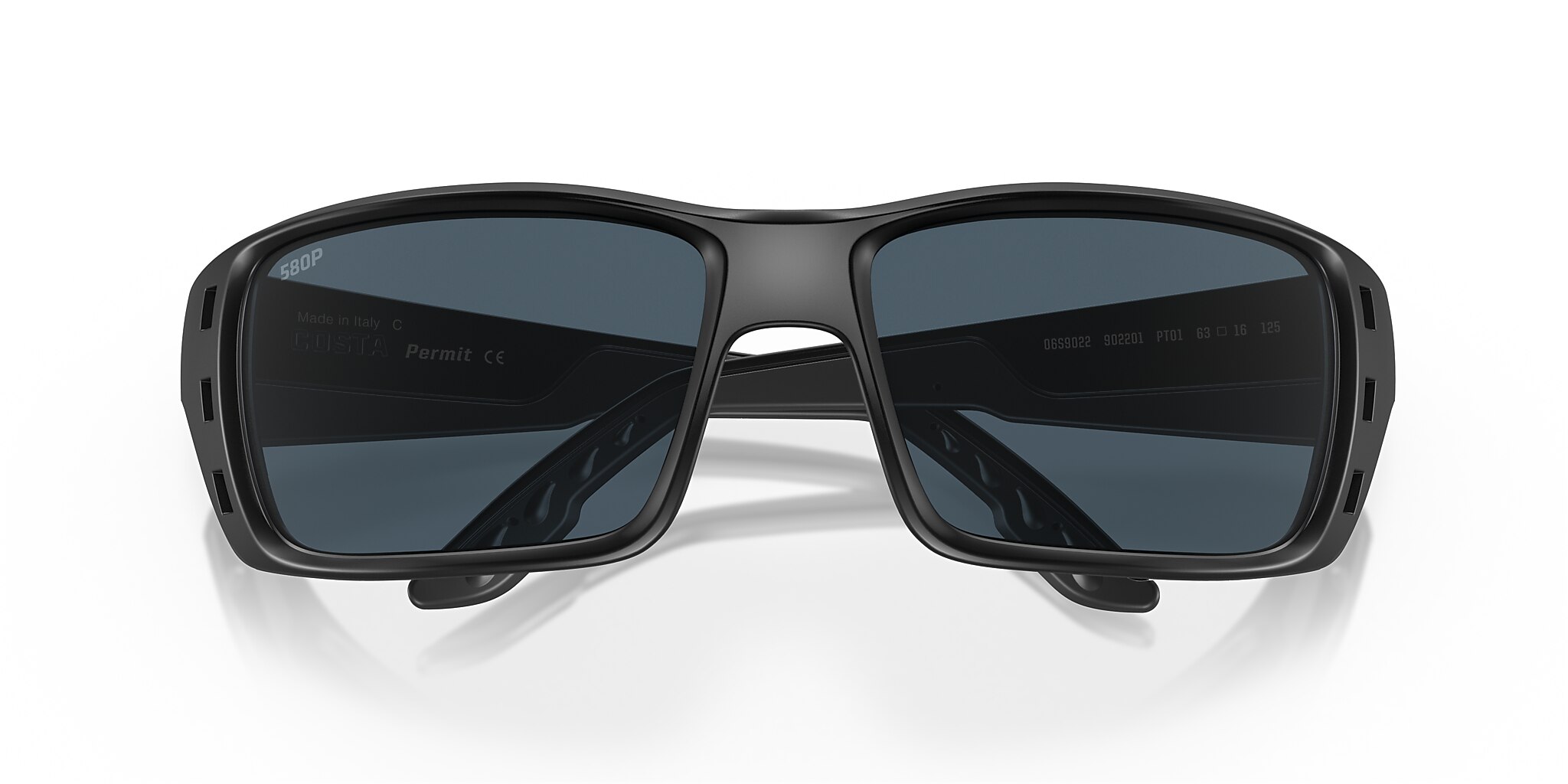 Costa Permit XL (63-16) with Gray lenses and Blackout frame