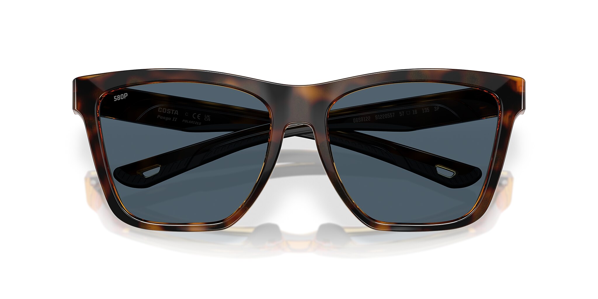 Costa Panga II XL (57-16) with Gray lenses and Tortoise frame