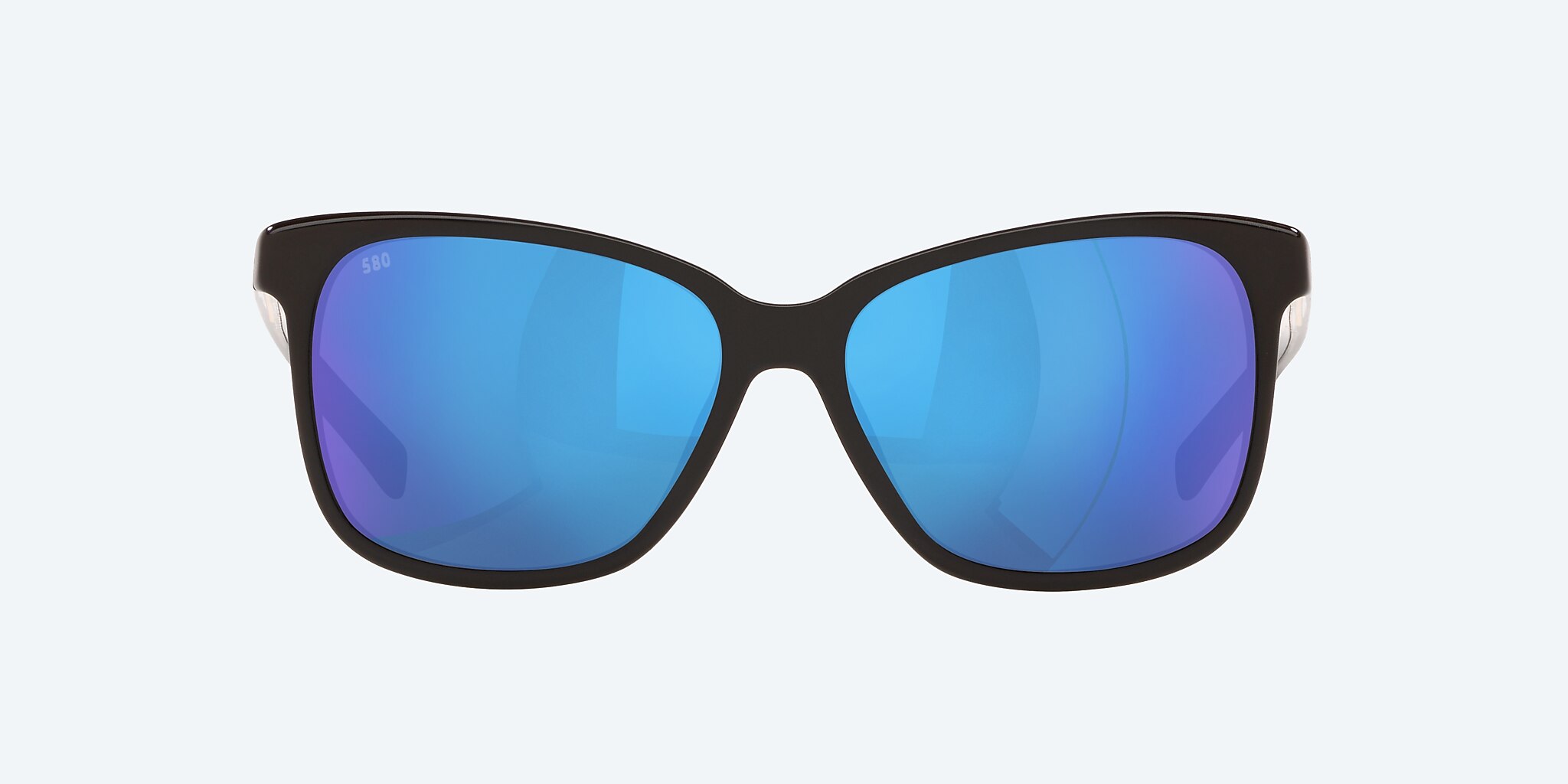 Sunglasses Costa May M (57-15) with Blue Mirror lens and Shiny Black frame Image 2 of 4