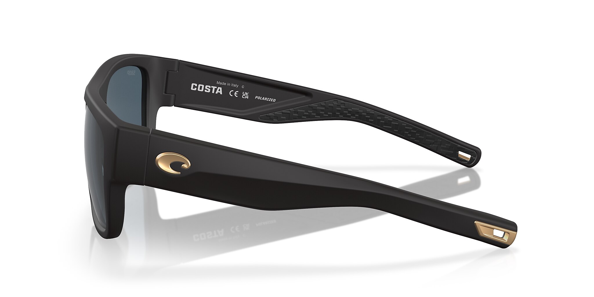 Costa Sampan XL (58-17) with Gray lenses and Matte Black Ultra