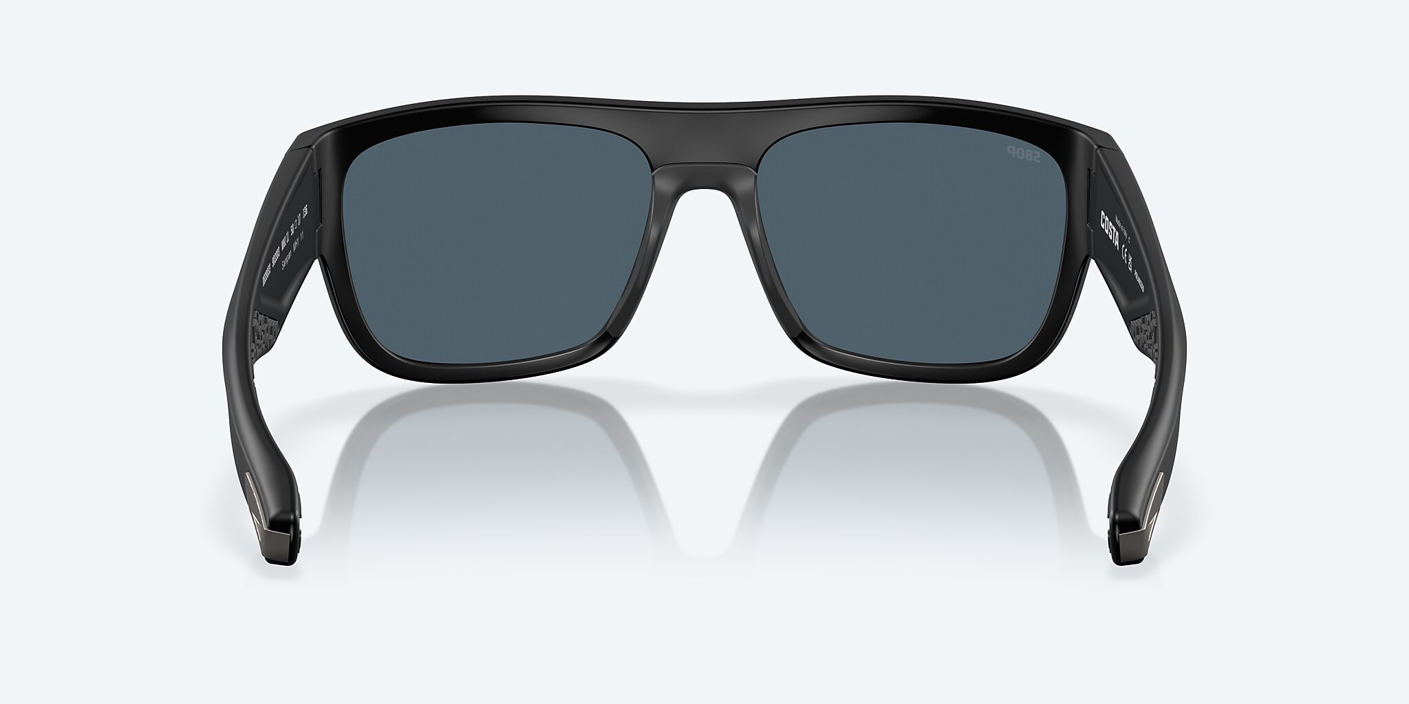 Lunettes de soleil Costa Sampan XL (58-17) avec Gris verre et Noir mat monture Image 4 de 7