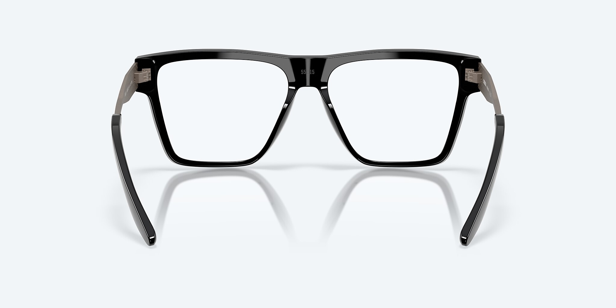 Eyeglasses Costa Pacific Rise 500 L (57-15) with Demo Lens lens and Black frame Image 4 of 7