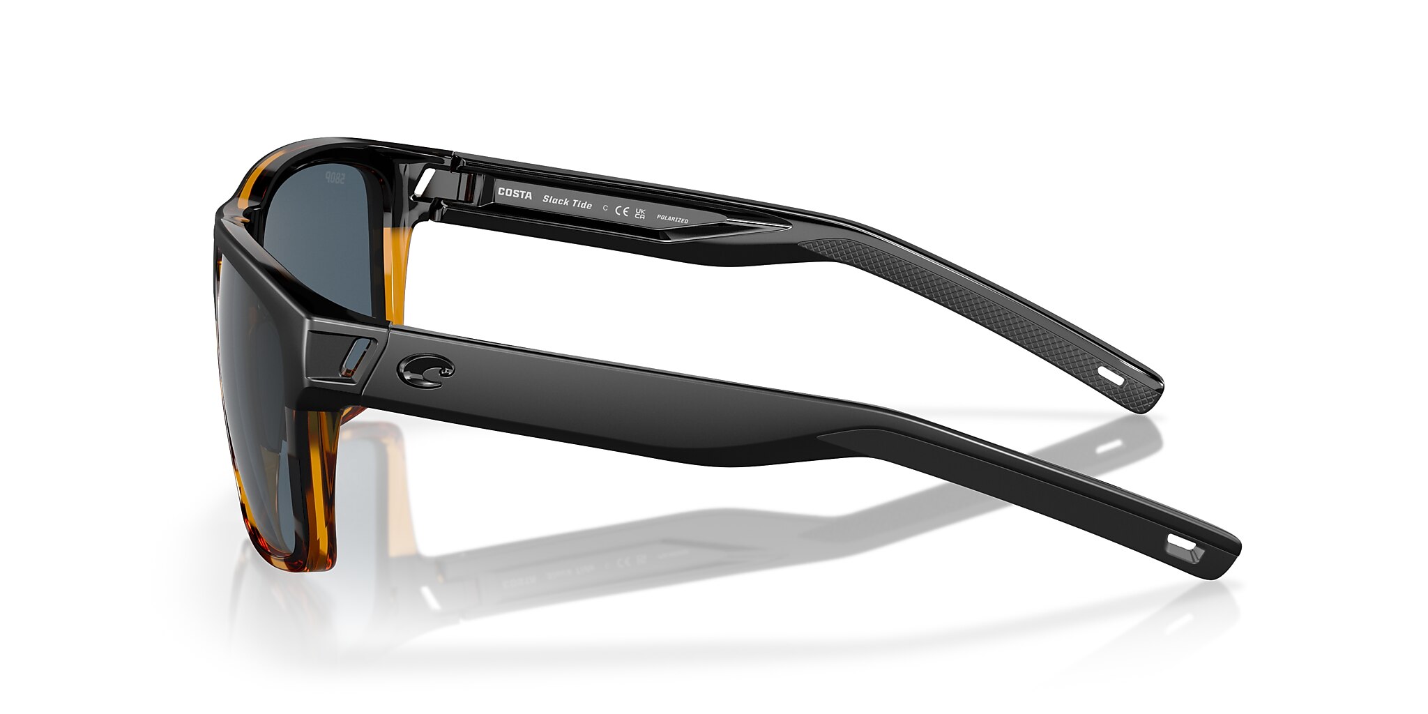Costa Slack Tide XL (60-15) with Gray lenses and Black/Shiny