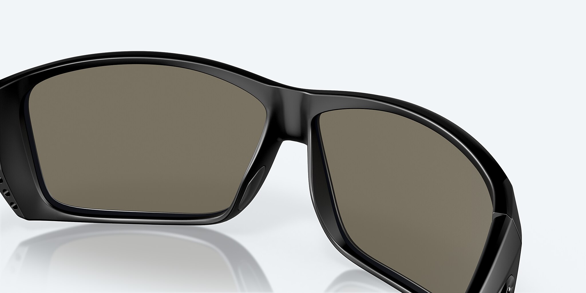 Sunglasses Costa Cat Cay M (61-10) with Blue Mirror lens and Blackout frame Image 7 of 7