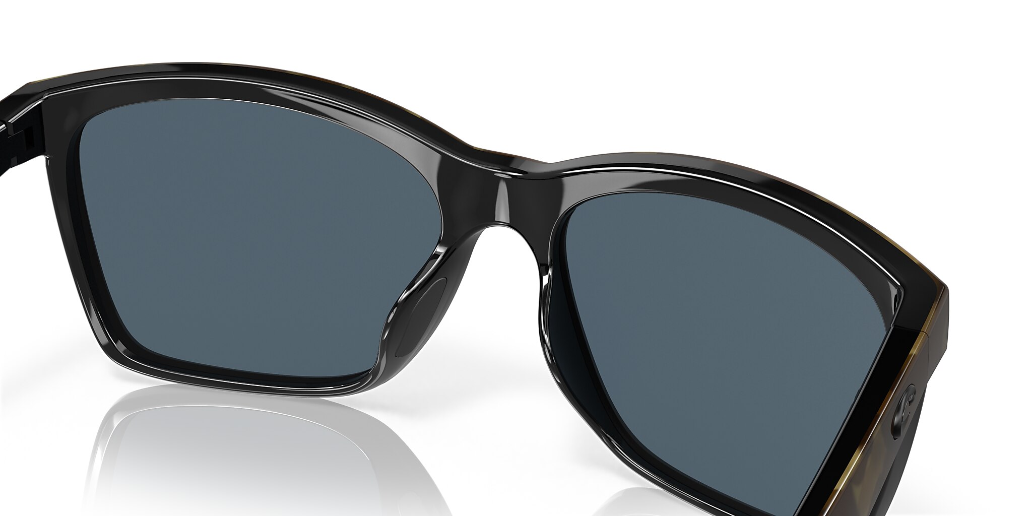 Costa Anaa S (55-16) with Gray lenses and Shiny Olive Tortoise On