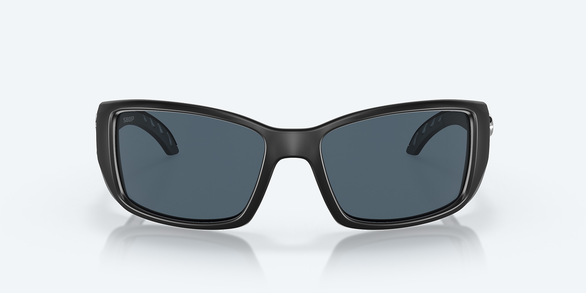 Lunettes de soleil Costa Blackfin L (62-17) avec Gris verre et Noir mat monture Image 2 de 7