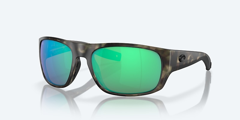 Sunglasses Costa Tico XL (60-17) with Green Mirror lens and Matte Wetlands frame Image 1 of 7