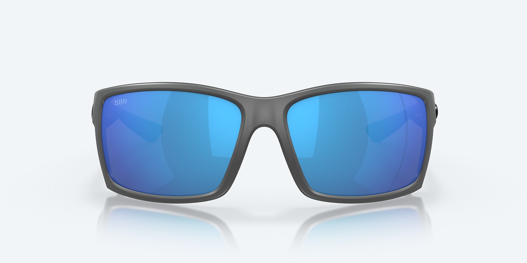 Sunglasses Costa Reefton XL (64-15) with Blue Mirror lens and Matte Gray frame Image 2 of 7