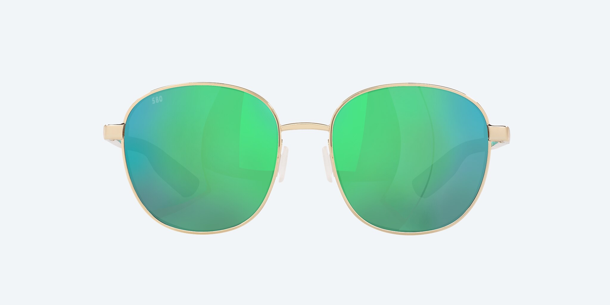 Sunglasses Costa Egret L (55-18) with Green Mirror lens and Shiny Gold frame Image 2 of 4