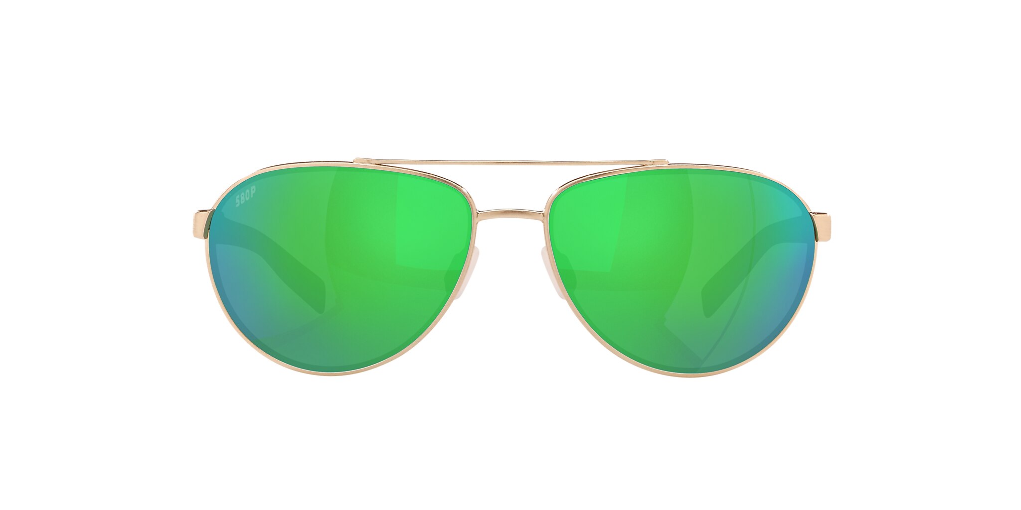 Costa Fernandina S (57-15) with Green Mirror lenses and Brushed